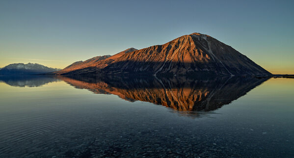 Photograph Stephan Romer Lake Ohau on One Eyeland