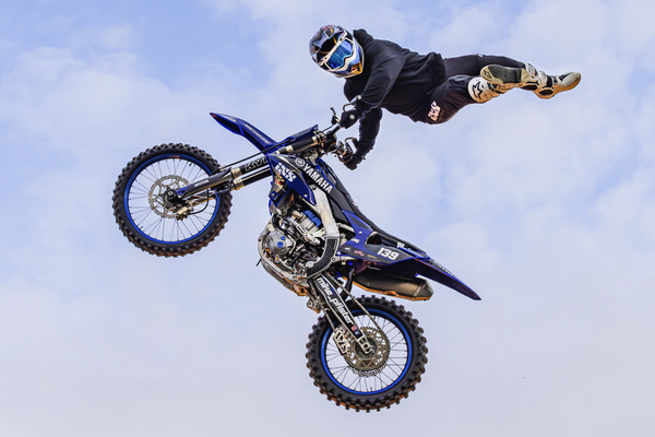 Photograph Claude Bossel Fmx Biker on One Eyeland