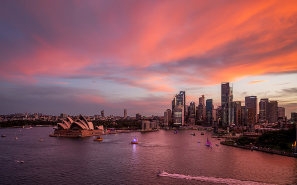 Photograph Ryuhei Suguri Sunset Of Sydney on One Eyeland