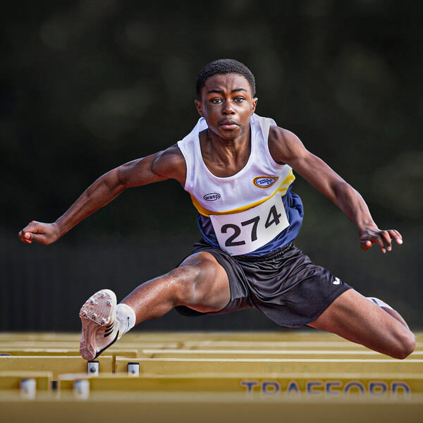 Photograph Eddie Leach Over The Hurdle on One Eyeland