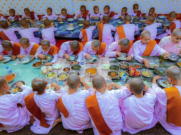 Photograph Aung Chan Thar The Nuns on One Eyeland