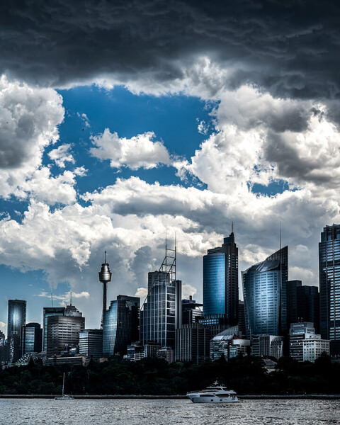 Photograph Ryuhei Suguri Sydney Cityscape on One Eyeland