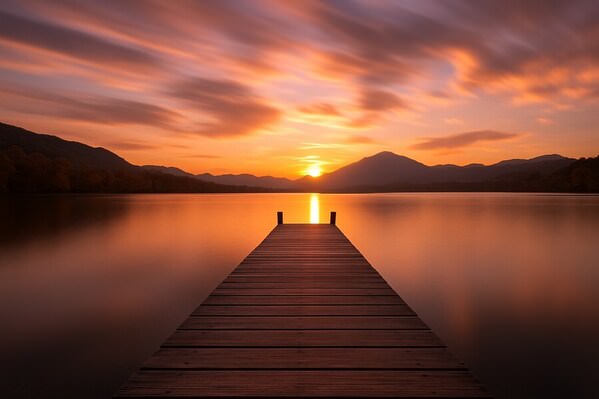 Photograph Andrea Toxiri Lake At Sunset on One Eyeland