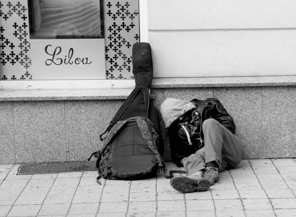Photograph Peter Dolniak The Homeless Man on One Eyeland