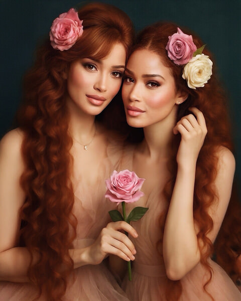 Photograph Ilona Kvetna Twins on One Eyeland