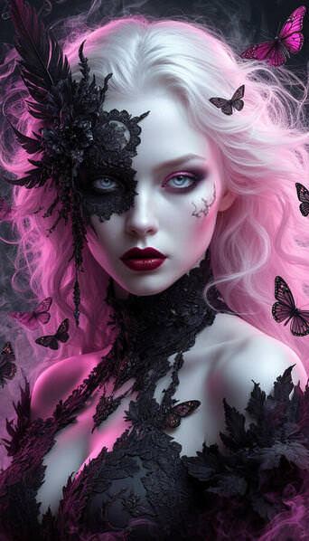 Photograph Dina Poluhina Mysterious Woman on One Eyeland
