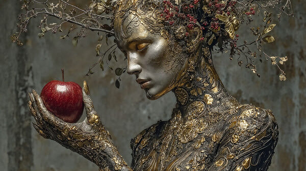 Photograph Ddiarte Ddiarte Red Apple on One Eyeland