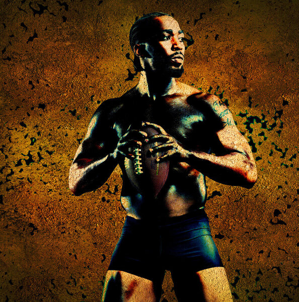Photograph Howard Schatz Tyrod Taylor Nfl Quarterback New York Jets on One Eyeland