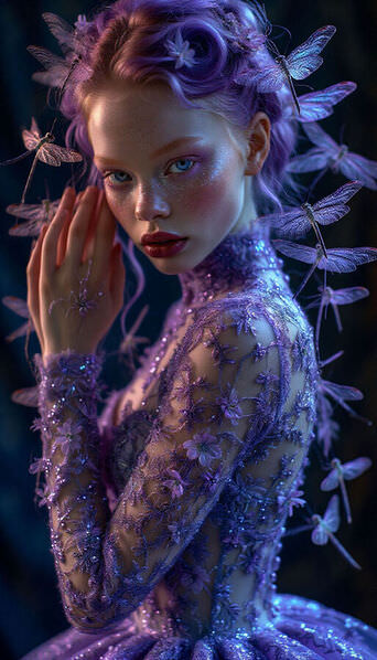 Photograph Helena Zlenko Dragonflies on One Eyeland