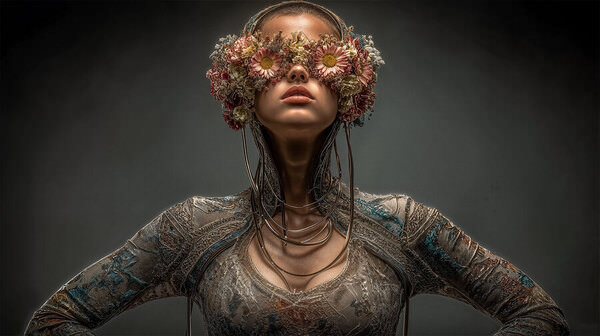 Photograph Ddiarte Ddiarte Petal Veil on One Eyeland