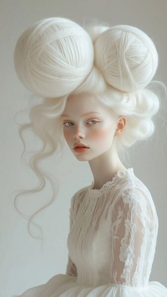 Photograph Olga Revkina A Ball Of Hair on One Eyeland