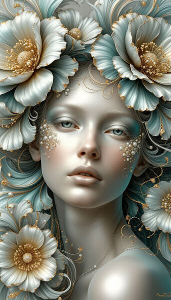 Photograph Dina Poluhina Fragile Flowers on One Eyeland
