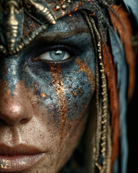 Photograph Flora Paulina The Eye Of Warrior on One Eyeland