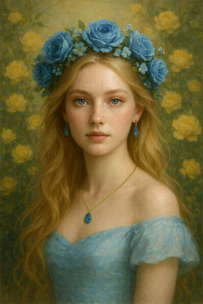 Photograph Abbas Kalantar Blue Girl on One Eyeland
