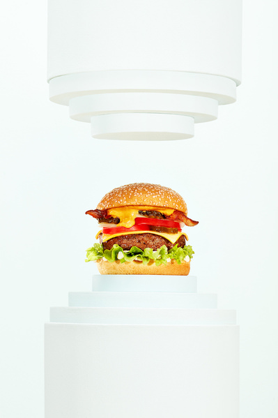 Photograph Paul Lovas Burger on One Eyeland