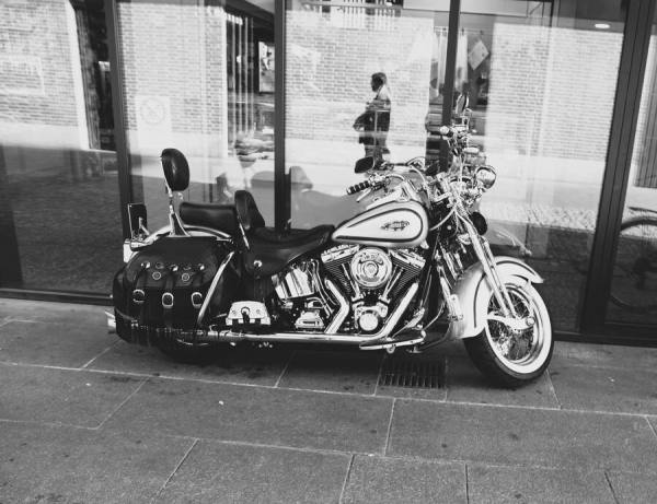 Photograph Peter Dolniak Harley Davidson on One Eyeland