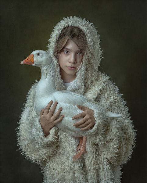 Photograph Natalya Tueva Julia And The Goose on One Eyeland