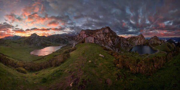 Photograph Alvaro Lamas Rivas Dawn Over The Twin Lakes on One Eyeland