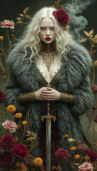 Photograph Dina Poluhina Beautiful Warrior on One Eyeland