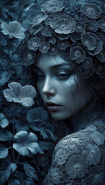 Photograph Dina Poluhina Monochrome Fantasy on One Eyeland