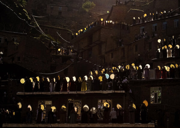 Photograph Farbod Bavehie The Thousand Dafs And Colors Ceremony Of Palangan on One Eyeland