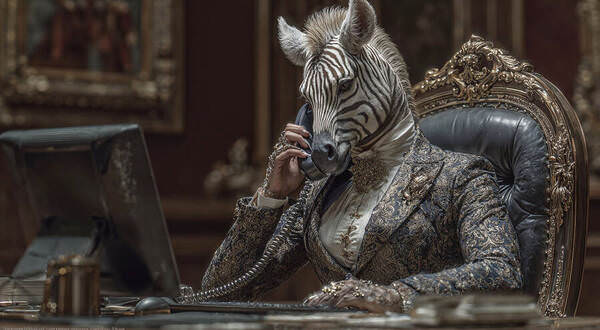 Photograph Ddiarte Ddiarte Lady Zebra on One Eyeland