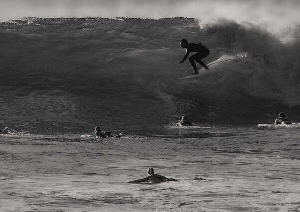 Photograph Erica Mitchell Surfers on One Eyeland