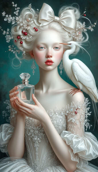 Photograph Helena Zlenko White Heron on One Eyeland
