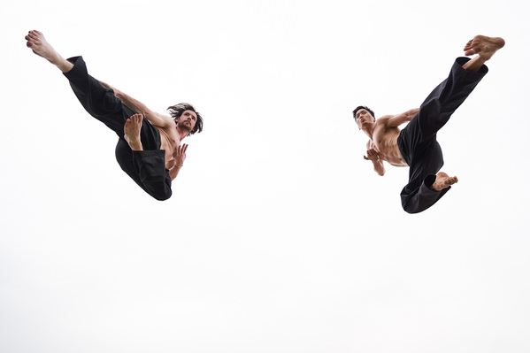 Photograph Theodoru Niculae Stuntmen on One Eyeland