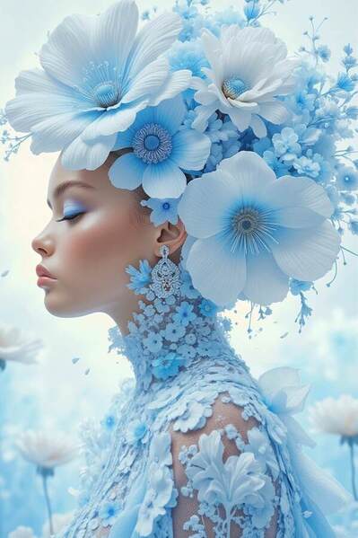 Photograph Ludmila Pavlova Blue Tenderness on One Eyeland