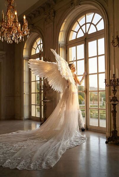 Photograph Strat Cast Angel By The Sunlit Window on One Eyeland