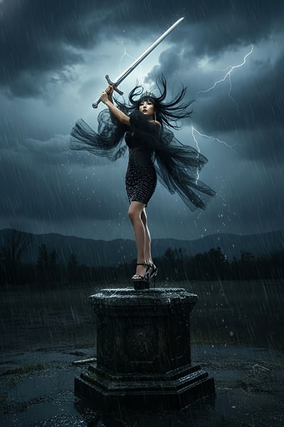 Photograph Strat Cast Goddess Of War on One Eyeland