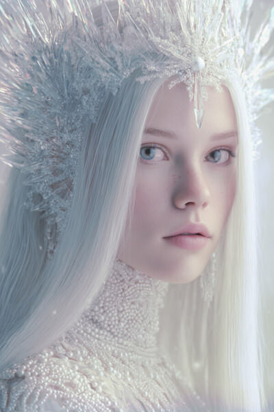 Photograph Tatyana Kazankova Snow Maiden on One Eyeland
