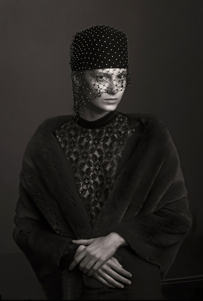 Photograph Alexander Ivashkevich Portrait With Veil on One Eyeland