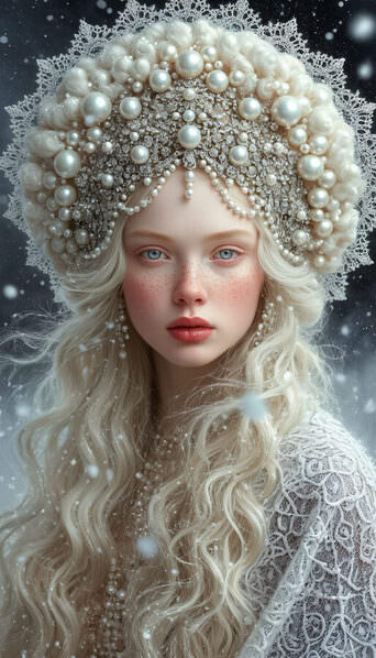 Photograph Dina Poluhina Snow Maiden on One Eyeland