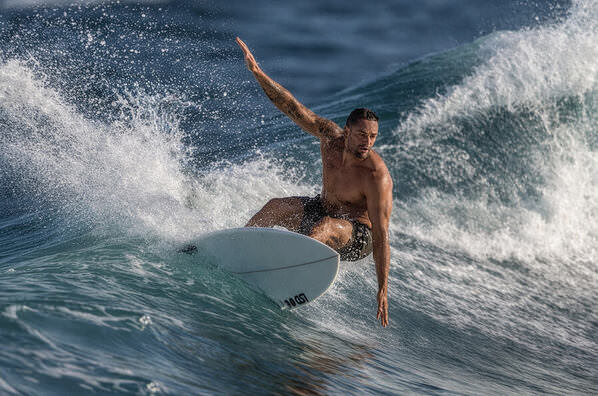 Photograph Steve Turner Summer Surfer on One Eyeland