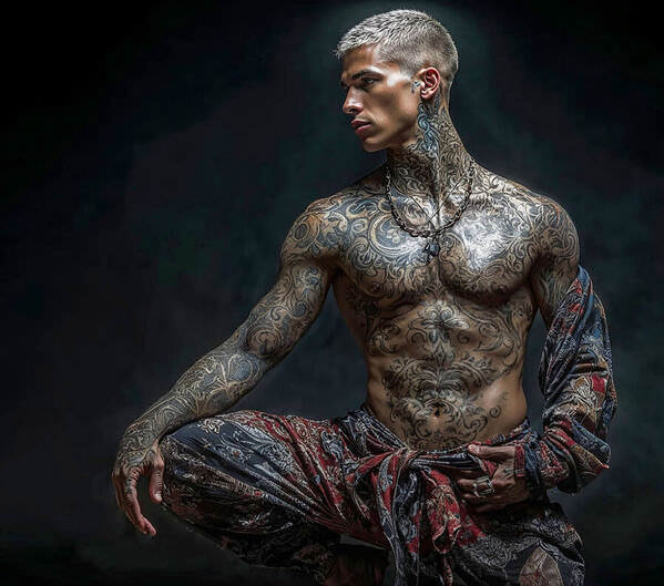 Photograph Ddiarte Ddiarte Tattoo Man on One Eyeland