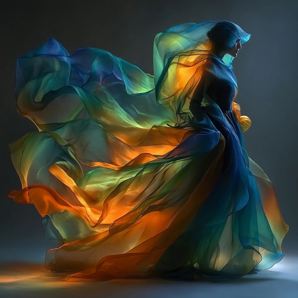 Photograph Flora Paulina Studies In Accidental Color on One Eyeland