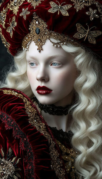 Photograph Dina Poluhina Albino Beauty on One Eyeland