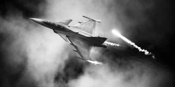 Photograph Rastislav Margus Saab Jas39d Gripen on One Eyeland