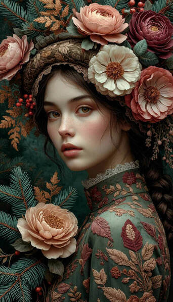 Photograph Dina Poluhina Floral Patterns on One Eyeland