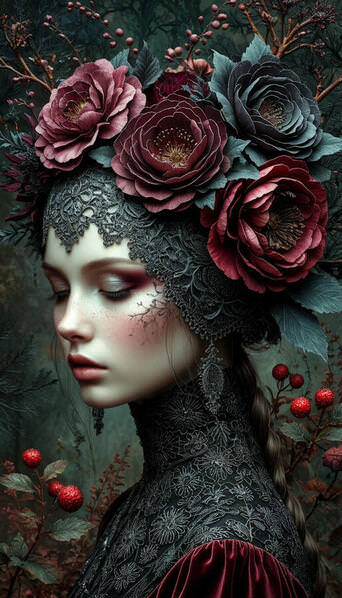 Photograph Dina Poluhina Flower Lady on One Eyeland
