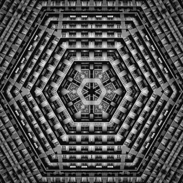 Photograph Hironko  Overengineered Hexagonal Habitat on One Eyeland