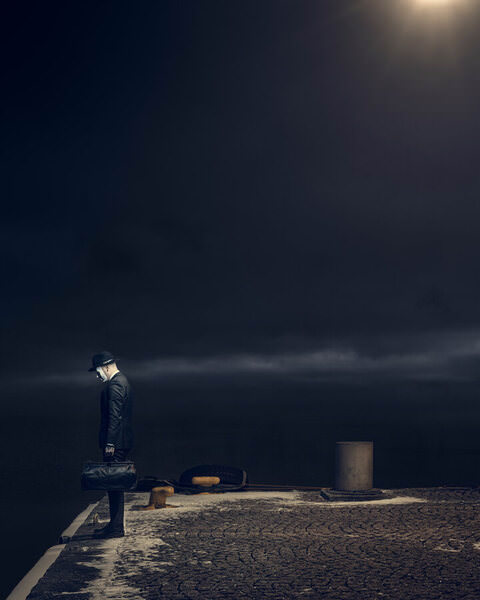 Photograph Petri Damsten On The Edge on One Eyeland