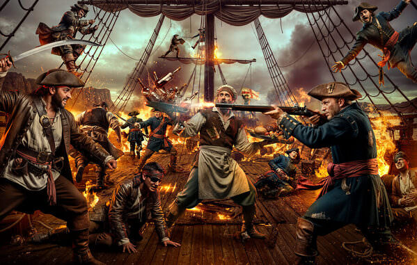 Photograph Luzzitelli Danieli Pirates on One Eyeland