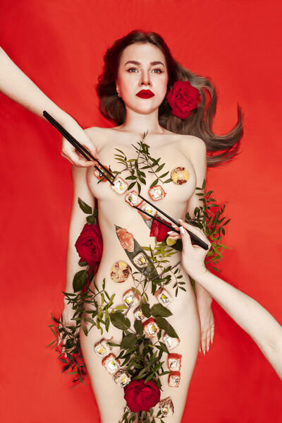 Photograph Alexandra Timofeeva Naked Food on One Eyeland