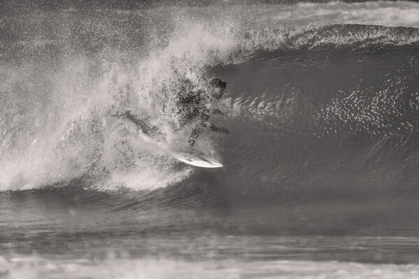 Photograph Steve Turner In The Barrel on One Eyeland