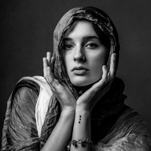 Photograph Peter Dolniak Woman In Silk on One Eyeland