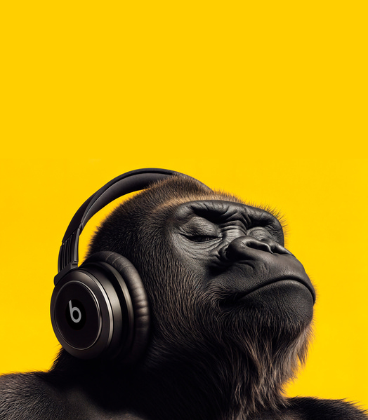 Photograph Luzzitelli Danieli Gorilla on One Eyeland