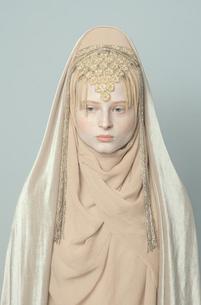 Photograph Elena Donskaya With  Jewelry on One Eyeland